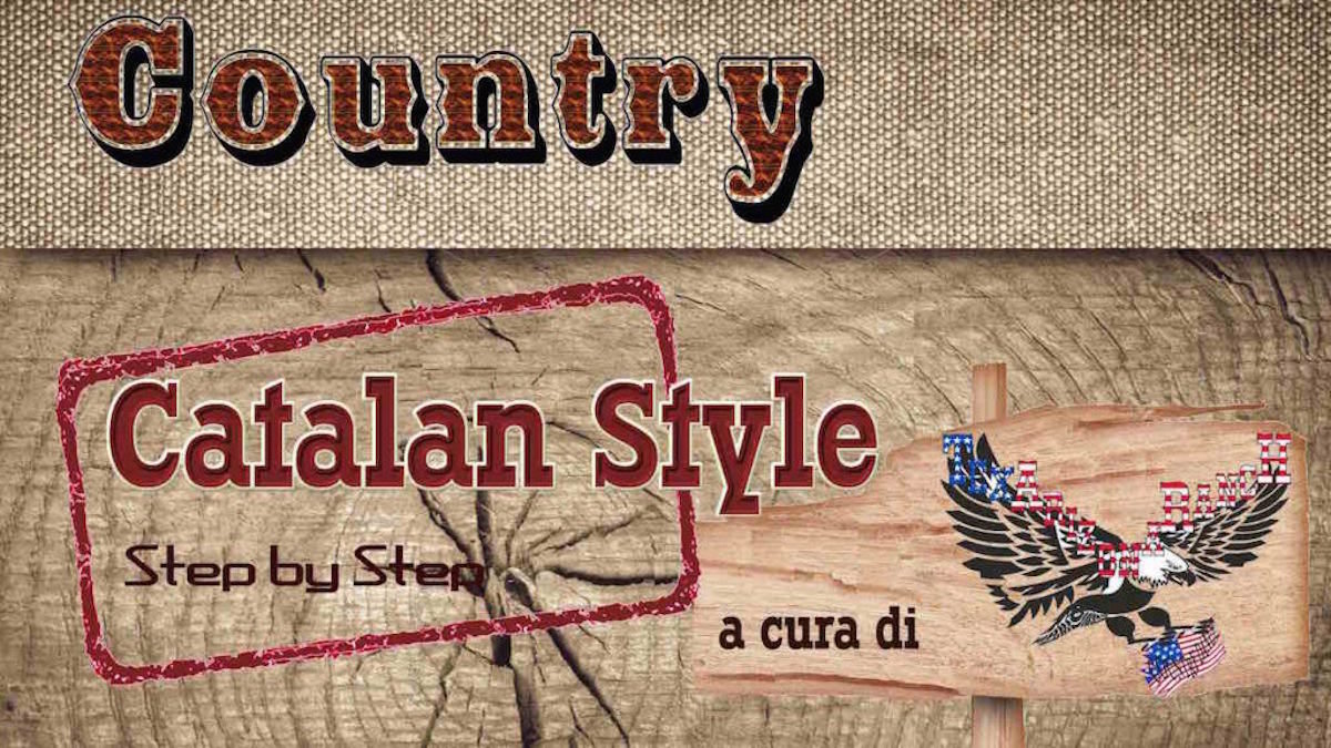 Country Line Dance Catalan Style corso base logo