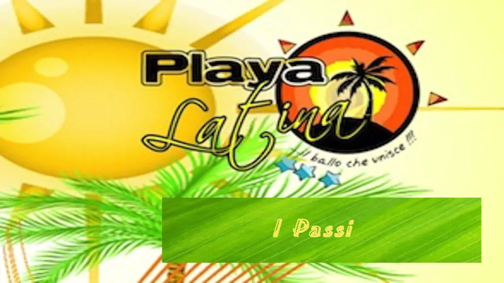 Playa Latina 2012 i passi Tiziana Tozzola logo