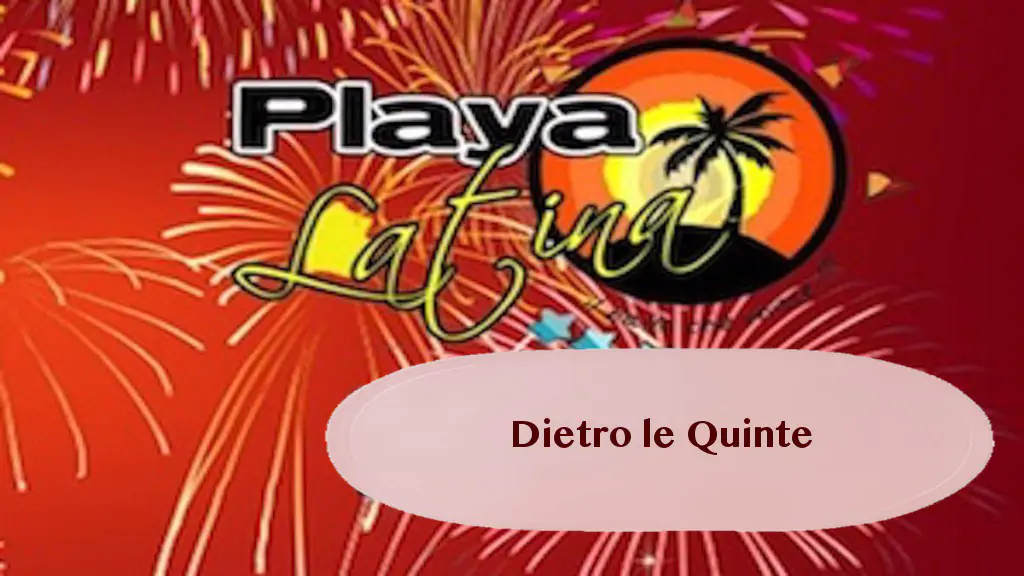 Playa Latina 2013 dietro le quinte Tiziana Tozzola logo