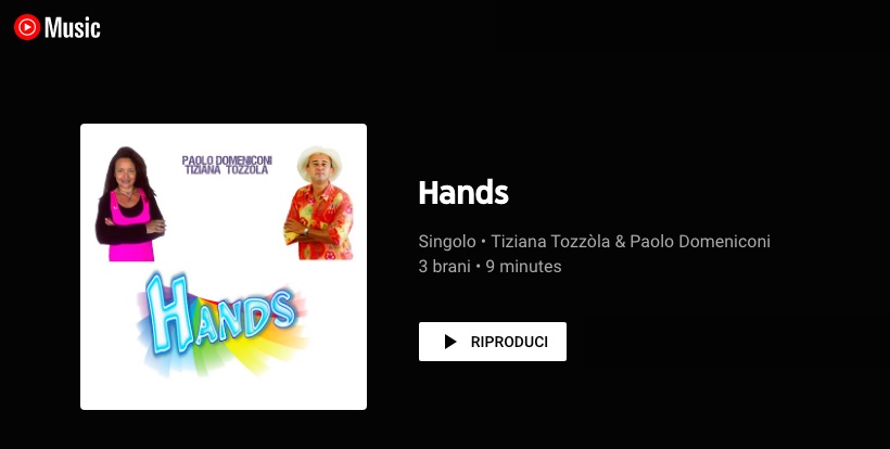 Hands Youtube Music logo