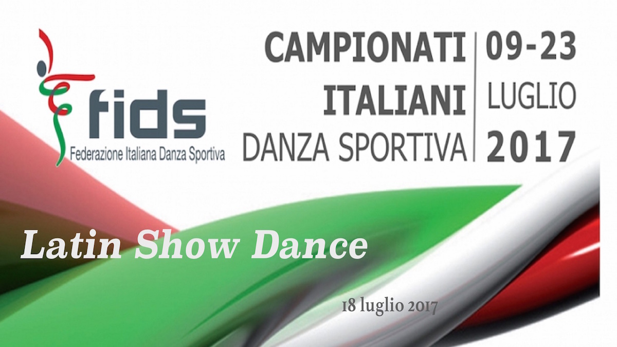 danza sportiva Campionati italiani assoluti rimini 2017 logo